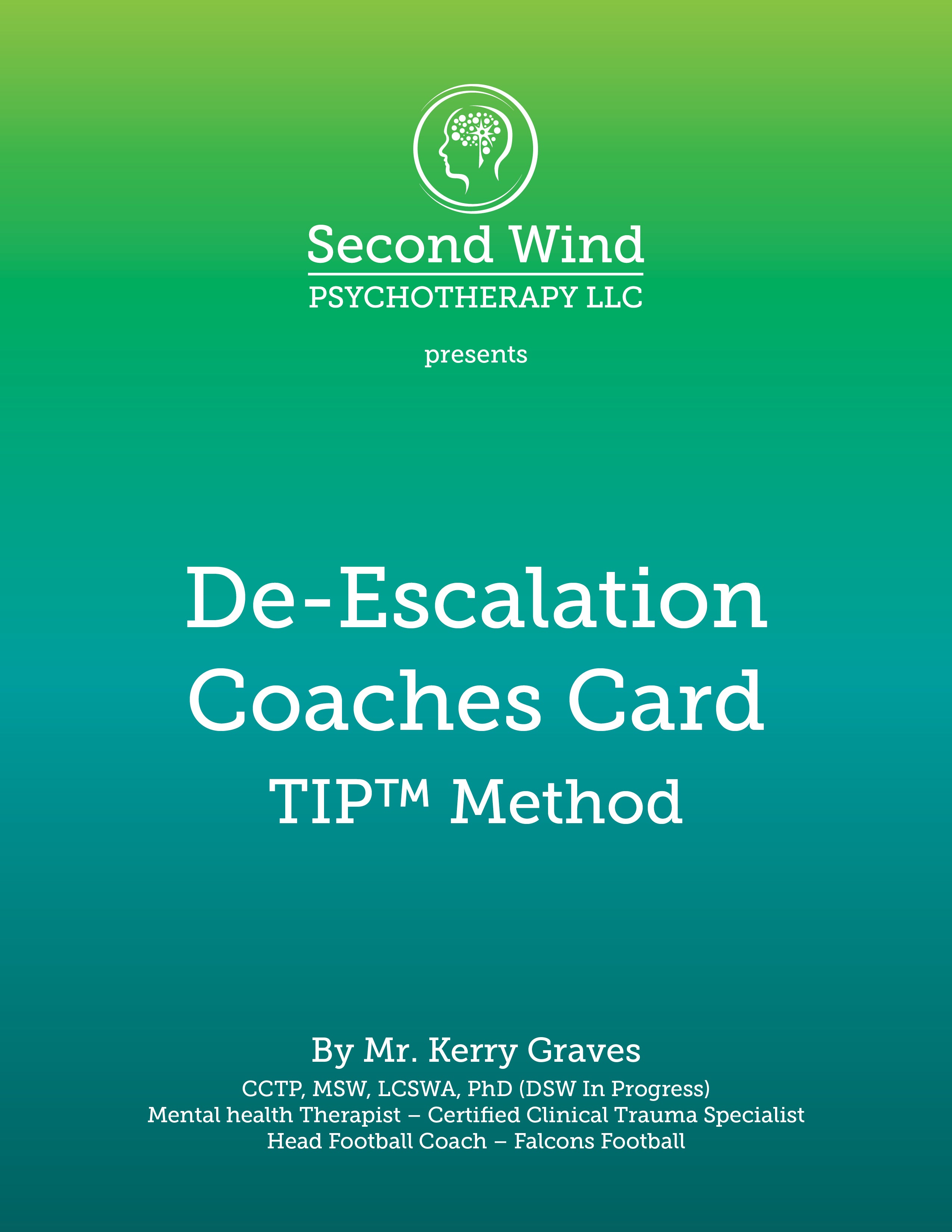 De-Escalation Coaching Guide for all Coaches